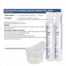 zestaw do płukania oka Nacl