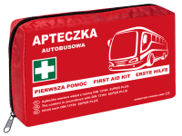 Apteczka autobusowa w opakowaniu z tkaniny wodoodpornej